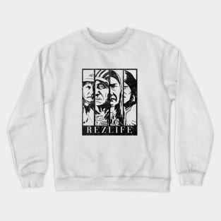 Native American Rezlife Founding Fathers Crewneck Sweatshirt